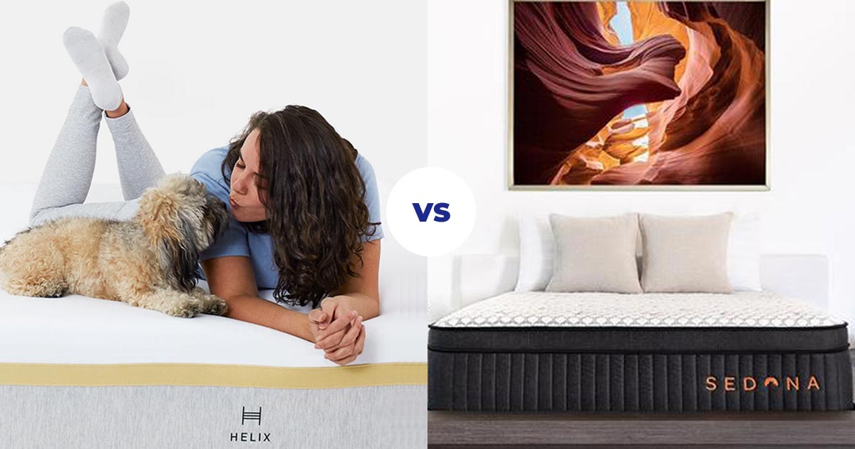 helix sunset vs serta mattress